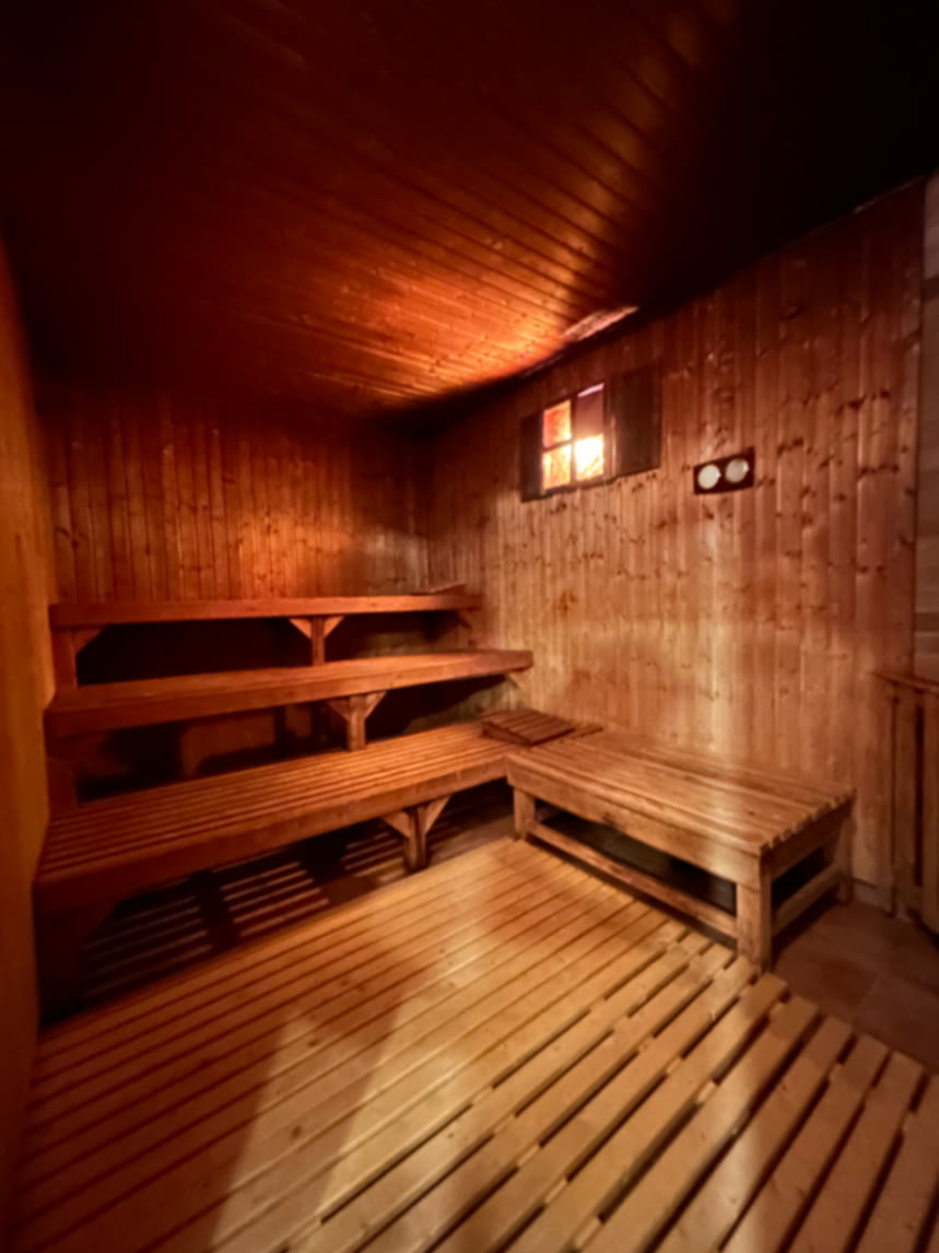 Sauna ve wellness TOP Hotelu Chodov, kam se dostaneš přímo z fitka