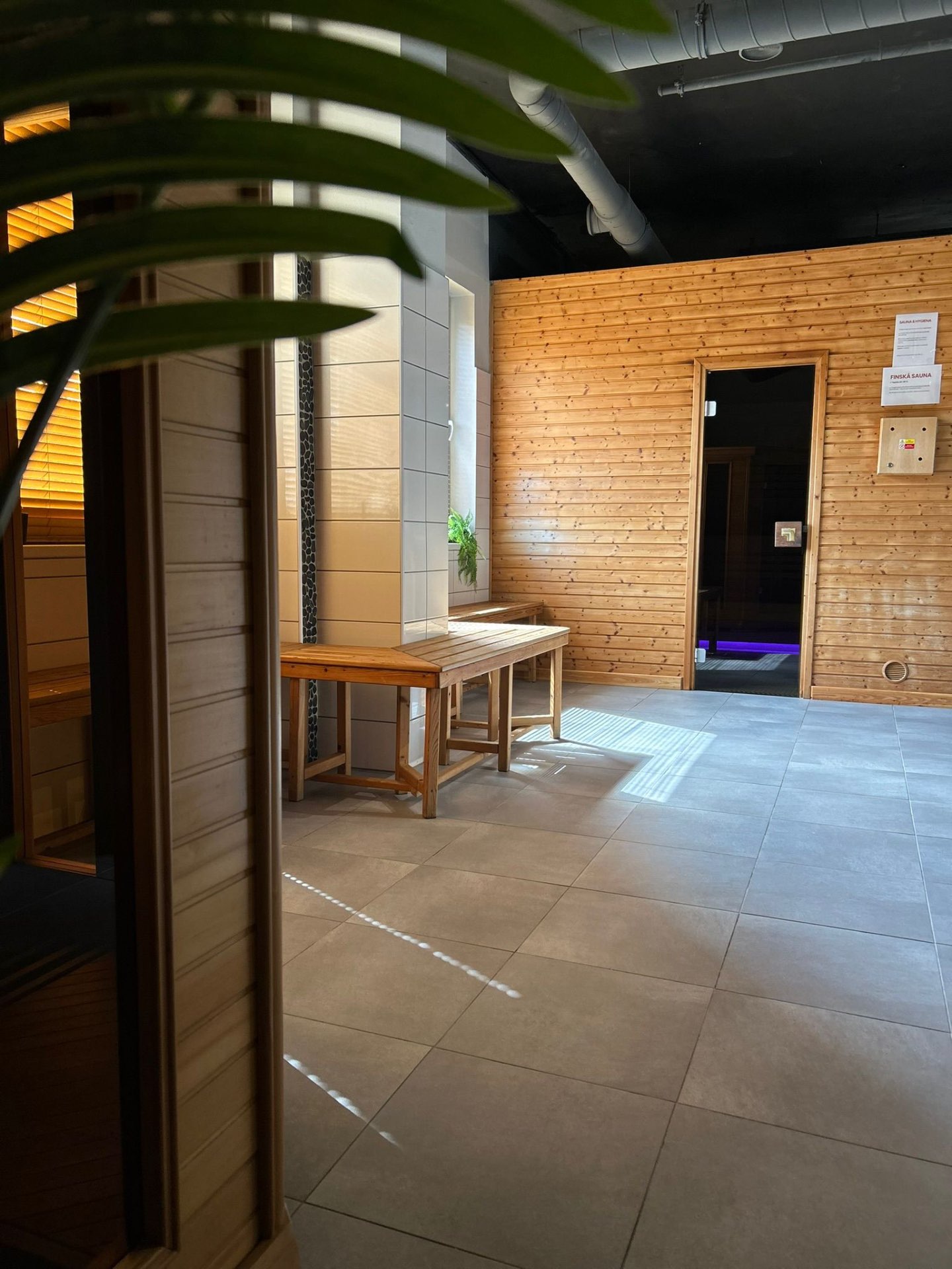Wellness zóna s finskou saunou v METAGYM Příbram