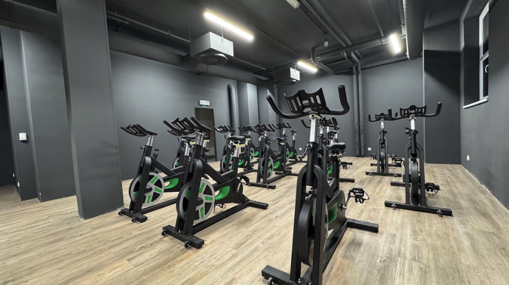 Sál na spinning v METAGYM Příbram